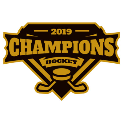 Champions Hockey logo template Thumbnail