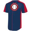 B3VP Youth Full-Button Baseball Jersey Thumbnail