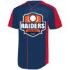 B3VP Youth Full-Button Baseball Jersey Thumbnail