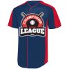 B3VP Youth Full-Button Baseball Jersey Thumbnail