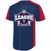 B3VP Youth Full-Button Baseball Jersey Thumbnail