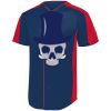 B3VP Youth Full-Button Baseball Jersey Thumbnail