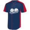 B3VP Youth Full-Button Baseball Jersey Thumbnail