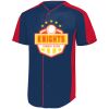 B3VP Youth Full-Button Baseball Jersey Thumbnail