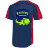B3VP Youth Full-Button Baseball Jersey Thumbnail